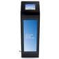 Custom backlit graphic iPad kiosk with floor standing design
