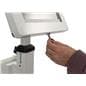 Tablet mount medical rolling cart with a lockable enclosure 