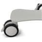 Tablet mount medical rolling cart with 5 heavy-duty locking casters 