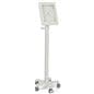 Tablet mount medical rolling cart Includes multiple faceplates 