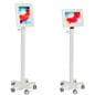 Tablet mount medical rolling cart can rotate vertically and horizontally 