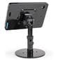 Countertop iPad Pro tablet stand with tilting bracket for accessibility