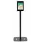 iPad Pro freestanding floor kiosk in portrait mode