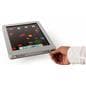 Secure iPad wall mount with theft prevention lockable aluminum enclosure 