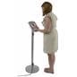 Silver iPad Floor Stand
