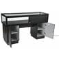 Lockable Jewelry Display Case with Rear Storage