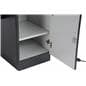 Lockable Jewelry Display Case with Removable Shelves