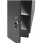 Locking Jewelry Display Case with Swinging Storage Doors