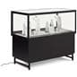 Retail store display case in black