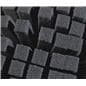 Pick and pluck foam sheets charcoal colored pre-scored cushioning