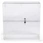 Recycled Acrylic Countertop display cases with self standing placement 