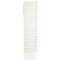 White steel wall file organizer offers a 20-pocket system