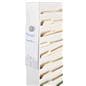 White steel wall file organizer features a magnetic surface