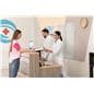 White steel wall file organizer is a floor saving storing solution