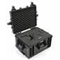 Cubed foam sheets case inserts cushioning for cameras and electronic equipment