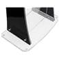 Collapsible acrylic podium with sturdy base