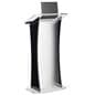 Collapsible acrylic podium with modern design