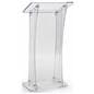 Collapsible Acrylic Podium with Large Surface