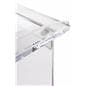 Frosted Portable Lectern with Lipped Edge