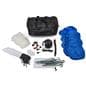 13' inflatable dome tent with carry bag, accessories, and repair kit