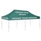 10x20 pop up event canopy with adjustable height and collapsible design
