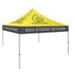 10 x 10 custom event tent with transport bag with wheels for transport