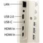LG One:Quick Works Video Conferencing Display with Side Ports