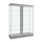 Retail display case with top lights