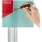 Custom Acrylic Panel Wall Sign Compatible with LSQC28 Series Posts