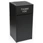 Thank You Restaurant Receptacle w/ Tray Top