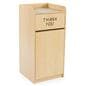 22.0 inch x 46.3 inch fast food trash can