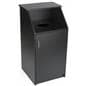 Black Waste Receptacle Enclosure, 36 Gallon Capacity