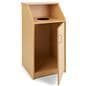 Top-Loading Restaurant Receptacle, 21" Shelf