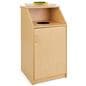 Top-Loading Restaurant Receptacle, Hinged Door