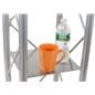 Silver Steel Podium Stand