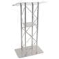 Silver Steel Podium Stand