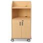 Modern Floor Lectern on Wheels is perfect for restaurants, trade shows, and more
