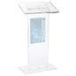 Transparent Podium has Feet for Prevent Scratching