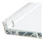 Transparent Podium has a 1" Book Stop 