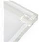 Transparent Podium has Beveled Edge Base