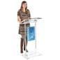 Transparent Podium is Perfect for the Next Tradeshow