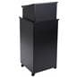 Mobile Podium with Adjustable Shelf