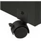 Wheeled Podium Adjustable Shelf Can be Placed at 5 Different Levels
