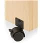 Rolling Lectern Comes With Two Locking Casters