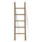 Non-slip feet leaning ladder rack