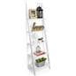 Leaning Ladder Shelves with 5 Storage Platforms
