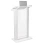 Clear acrylic podium with contemporary design