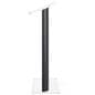 Acrylic and black podium side view