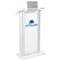 Custom pulpit single-print logo