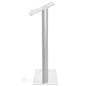 Custom graphic plexiglass podium with aluminum accents